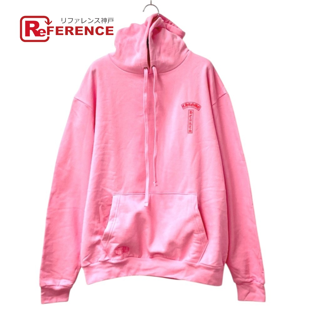 CHROME HEARTS Chrome Hearts trainer Sweatshirts Long-sleeved USA logo apparel hoodie Hoodies Cotton Men's Pink [Used]