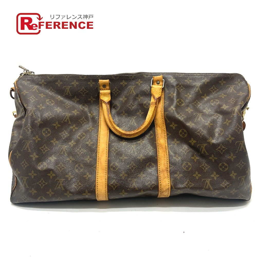 LOUIS VUITTON ルイヴィトン M41414 キーポルバンドリエール55 2WAY 旅行用バッグ カバン ボストンバッグ モノグラムキャンバス レディース ブラウン 【中古】