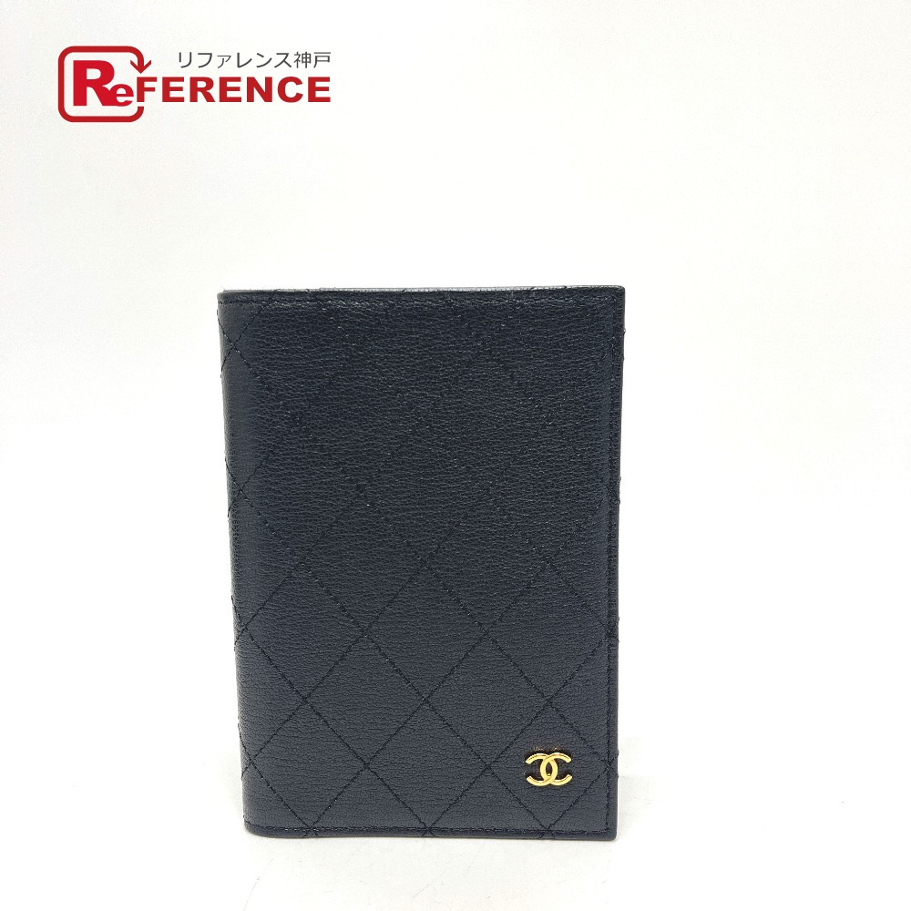 CHANEL シャネル  AP4949 2025年秋冬 マトラッセ ココマーク 古典派音楽 万覚え帳容れもの 旅行免状容れもの レディース 黒いこと 未当てはめる 【中古】