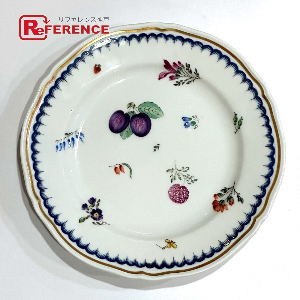 美品 リチャードジノリ イタリアンフルーツ クレセント 2枚 三日月皿