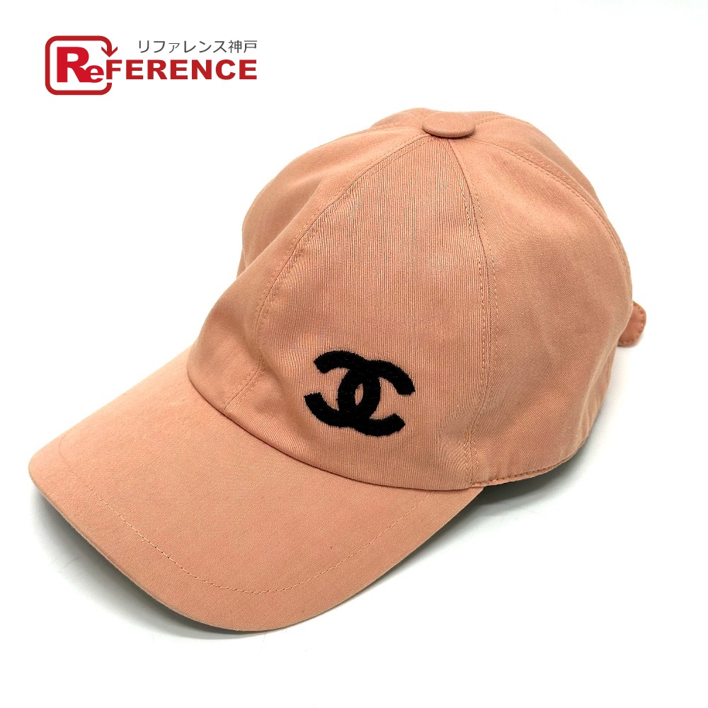 CHANEL シャネル AA9698 ココマーク スパンコール ベースボール アパレル キャップ コットン レディース ピンク 【中古】|ブランドショップ リファレンス