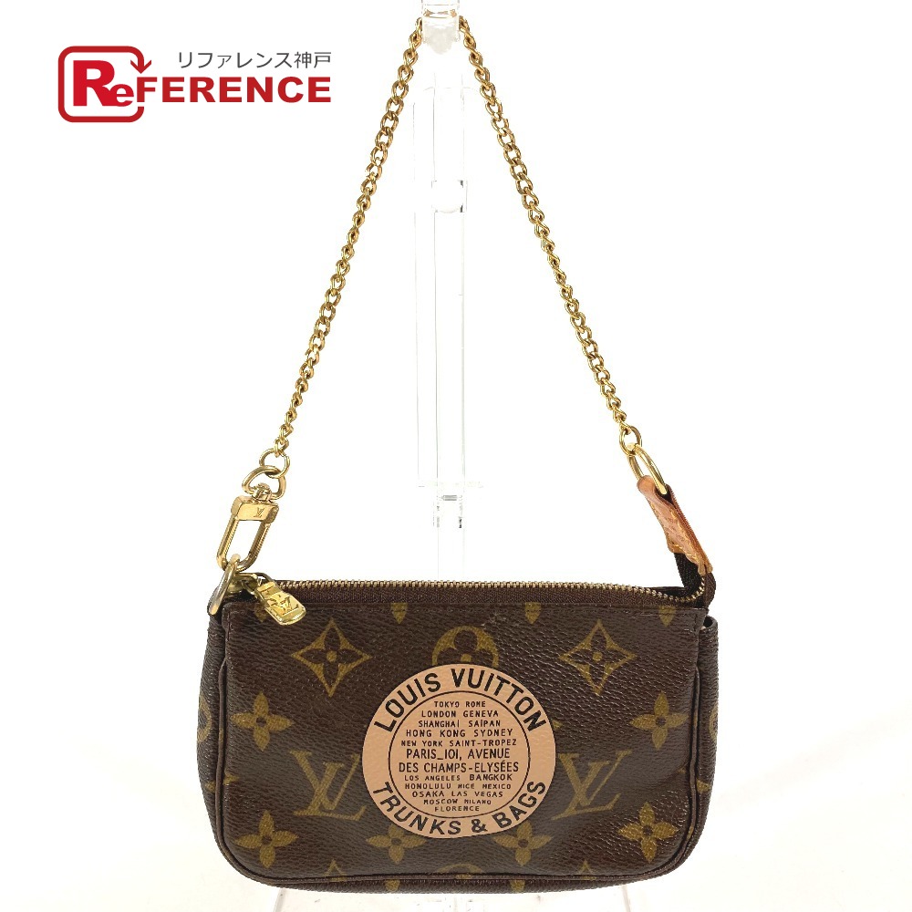 LOUIS VUITTON ルイヴィトン M60153 モノグラム ミニポシェット アクセソワール T&B チェーンバッグ カバン ポーチ ハンドバッグ モノグラムキャンバス レディース ブラウン 【中古】|ブランドショップ リファレンス