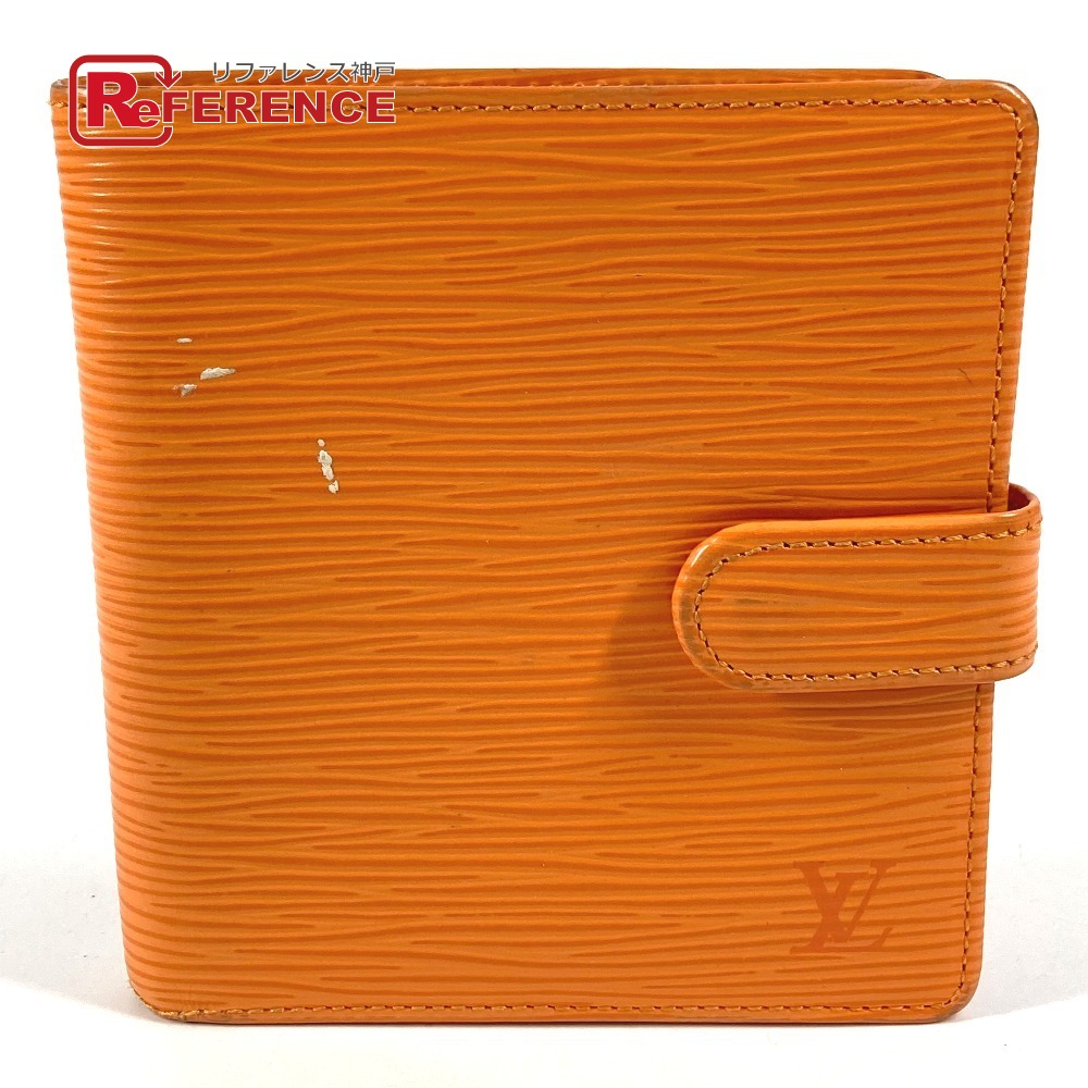 LOUIS VUITTON ルイヴィトン M6355H エピ ポルト ビエ コンパクト コンパクトウォレット 2つ折り財布 エピレザー ユニセックス マンダリンオレンジ オレンジ 【中古】