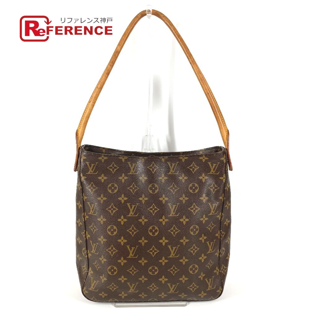 LOUIS VUITTON ルイヴィトン M51145 モノグラム ルーピングGM ルーピング GM カバン バッグ 肩掛け ショルダーバッグ モノグラムキャンバス ユニセックス ブラウン 【中古】