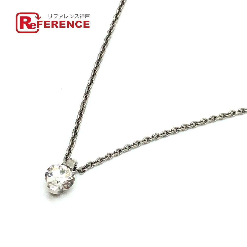 jewelry ジュエリー Pt950 1PD アクセサリー ペンダント プラチナ ダイヤモンド チェーン ネックレス Pt950 レディース シルバー 【中古】
