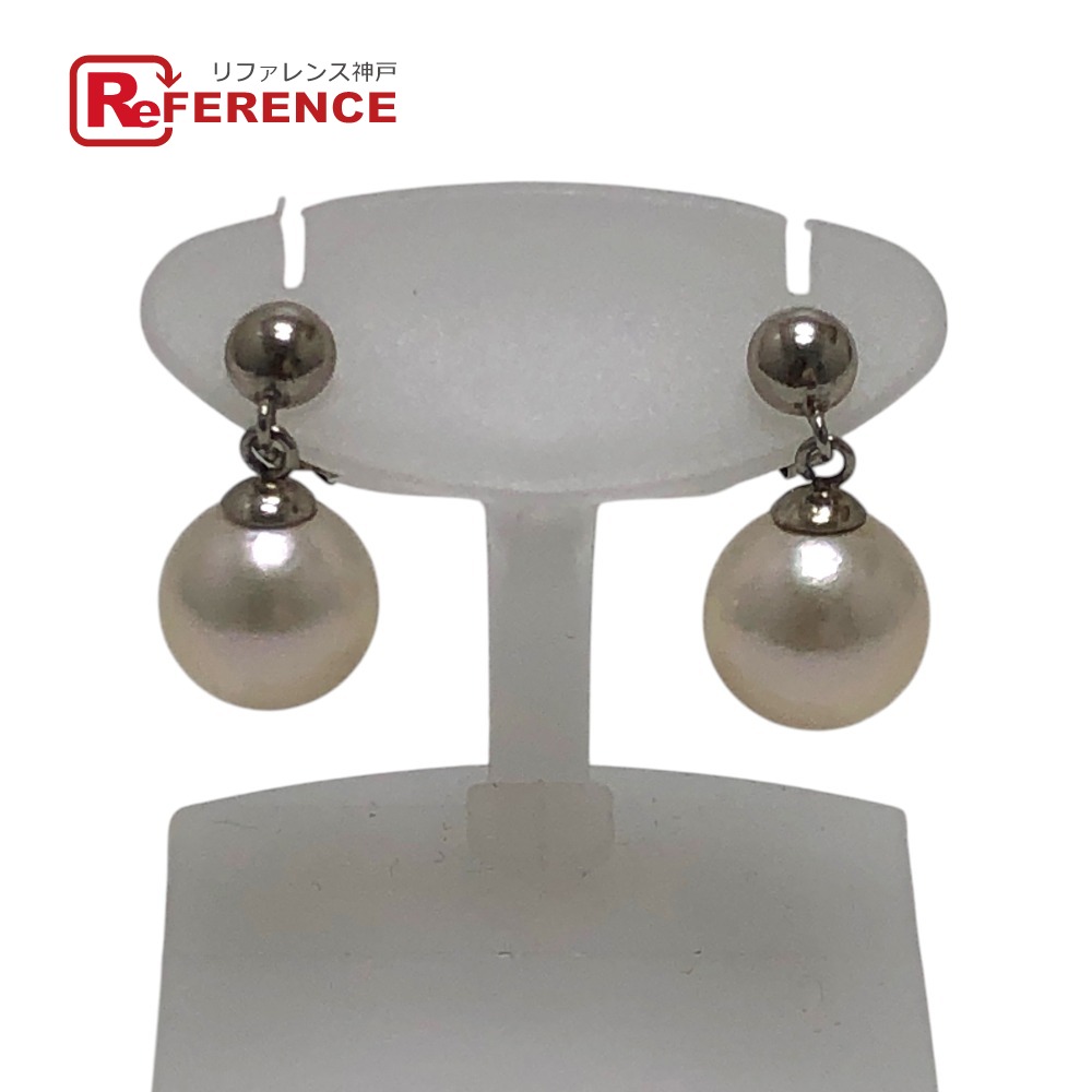 jewelry ジュエリー Pt900 キャッチ パール アクセサリー 真珠 ドロップピアス 両耳 ピアス パール レディース ホワイト 【中古】|ブランドショップ リファレンス