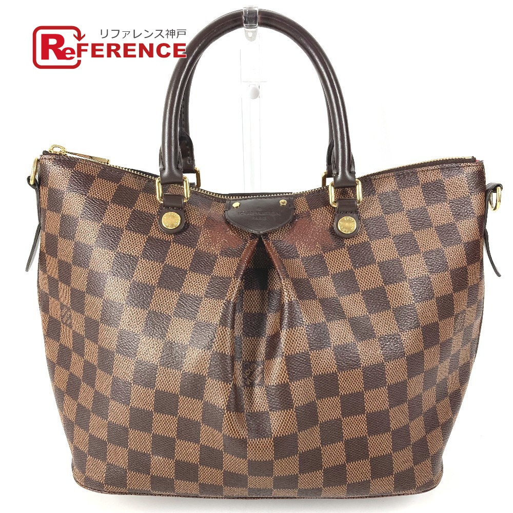 LOUIS VUITTON ルイヴィトン N41546 ダミエ シエナMM シエナ MM カバン トートバッグ ハンドバッグ ダミエキャンバス レディース エベヌ ブラウン 【中古】 42,900円