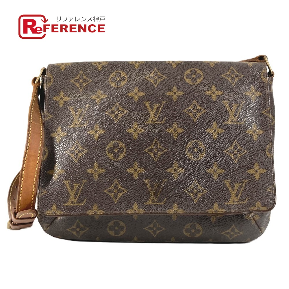 LOUIS VUITTON ルイヴィトン M51257 モノグラム ミュゼット タンゴ ミュゼットタンゴ カバン 肩掛け ショート フラップ ショルダーバッグ モノグラムキャンバス ユニセックス ブラウン 【中古】