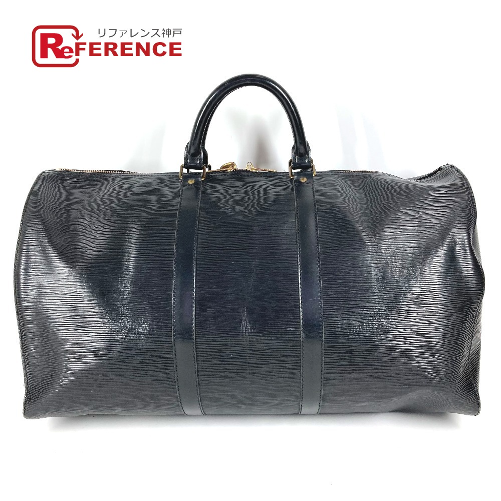 LOUIS VUITTON ルイヴィトン M42962 エピ キーポル50 キーポル50 カバン 旅行バッグ トラベルバッグ ハンドバッグ ボストンバッグ エピレザー ユニセックス ノワール ブラック 【中古】