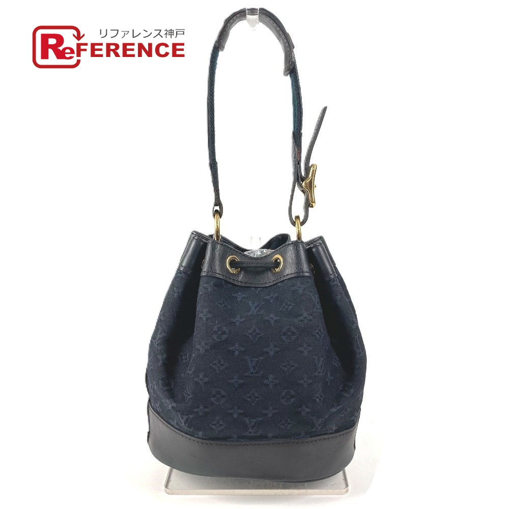 LOUIS VUITTON ルイヴィトン M92687 モノグラムミニ ノエリー カバン 肩掛け ハンドバッグ 巾着 ショルダーバッグ モノグラムミニキャンバス レディース ネイビー 【中古】 52,800円
