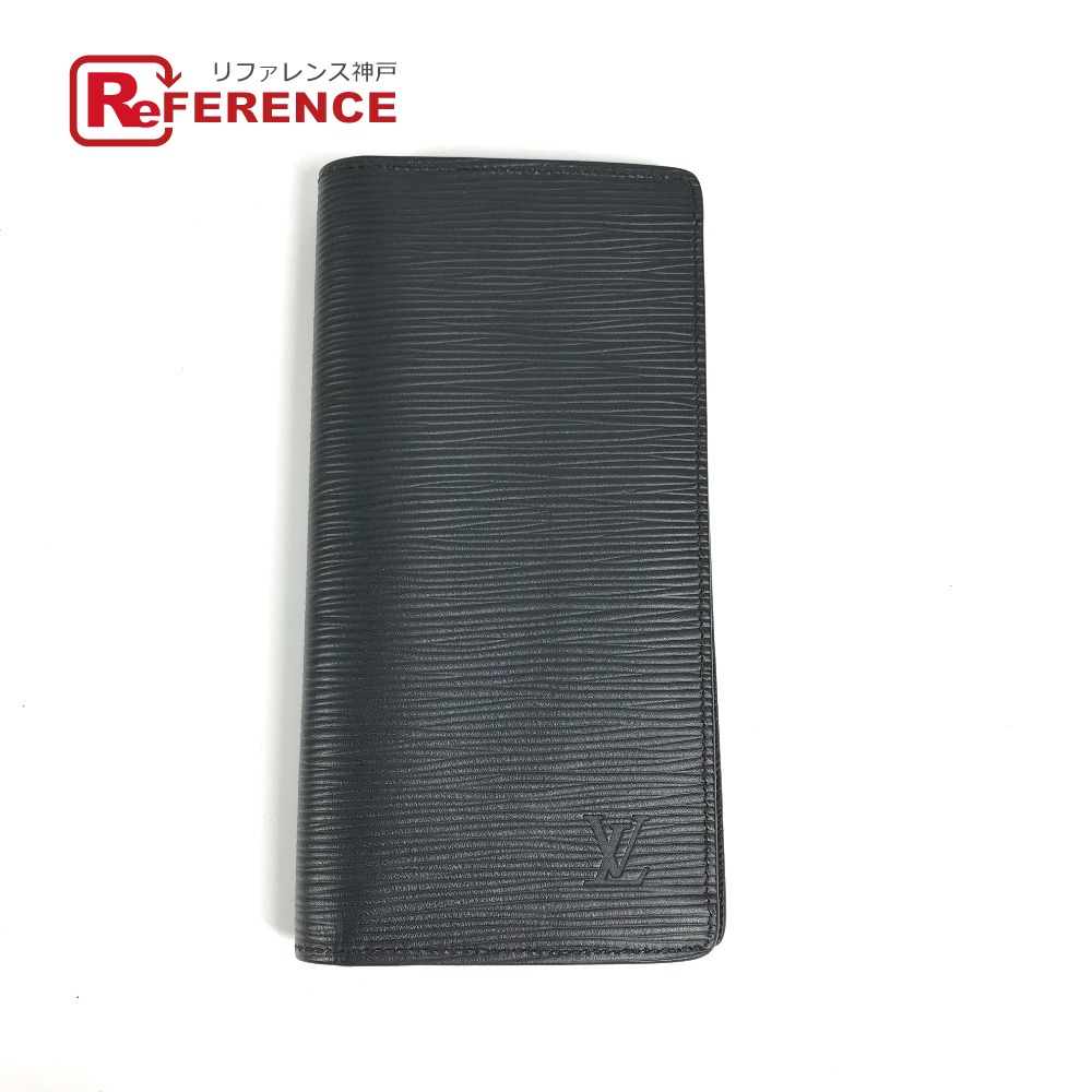 LOUIS VUITTON ルイヴィトン M60622 エピ ポルトフォイユブラザ 2つ折り ロングウォレット 長財布 エピレザー ユニセックス ノワール ブラック 【中古】