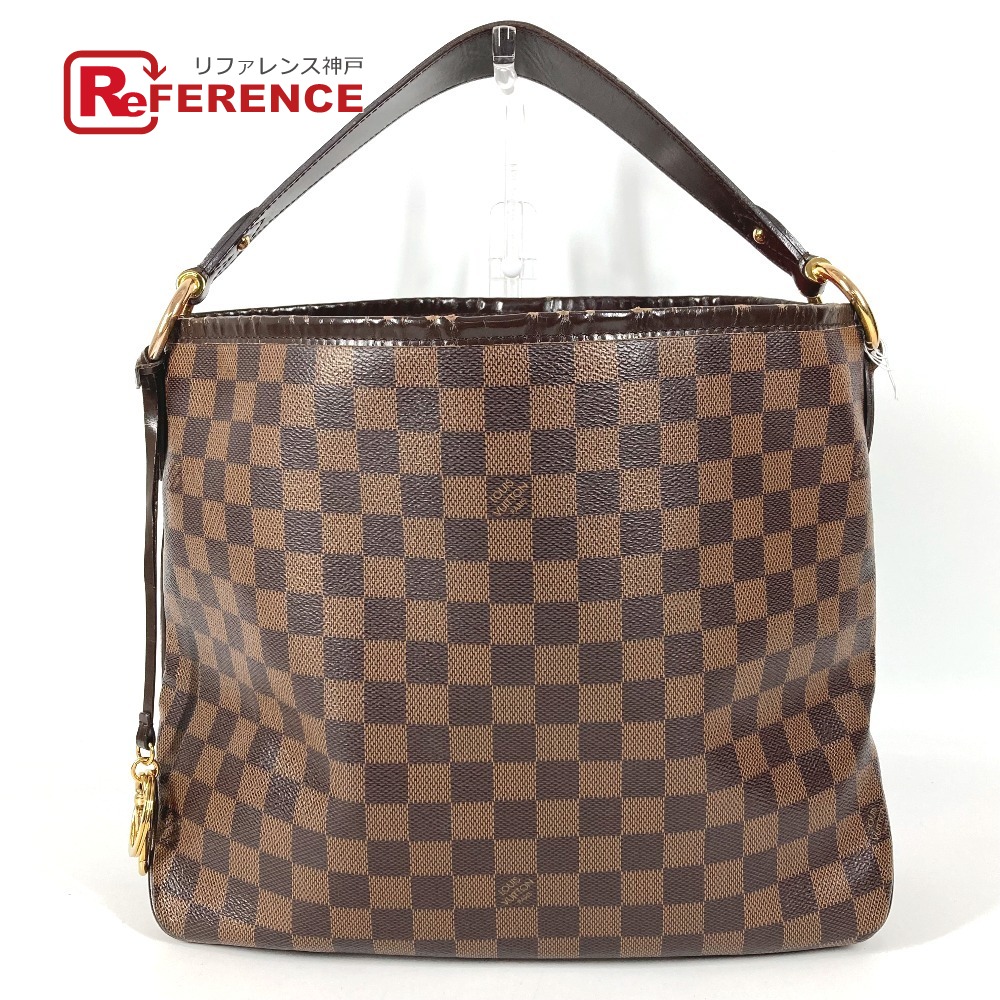 LOUIS VUITTON ルイヴィトン  N41459 ダミエ ディライトフルPM ディライトフル PM 鞄 肩かけ トートバッグ ショルダーバッグ ダミエキャンバス  ユニ一発やる エベヌ 赤銅色 【中古】