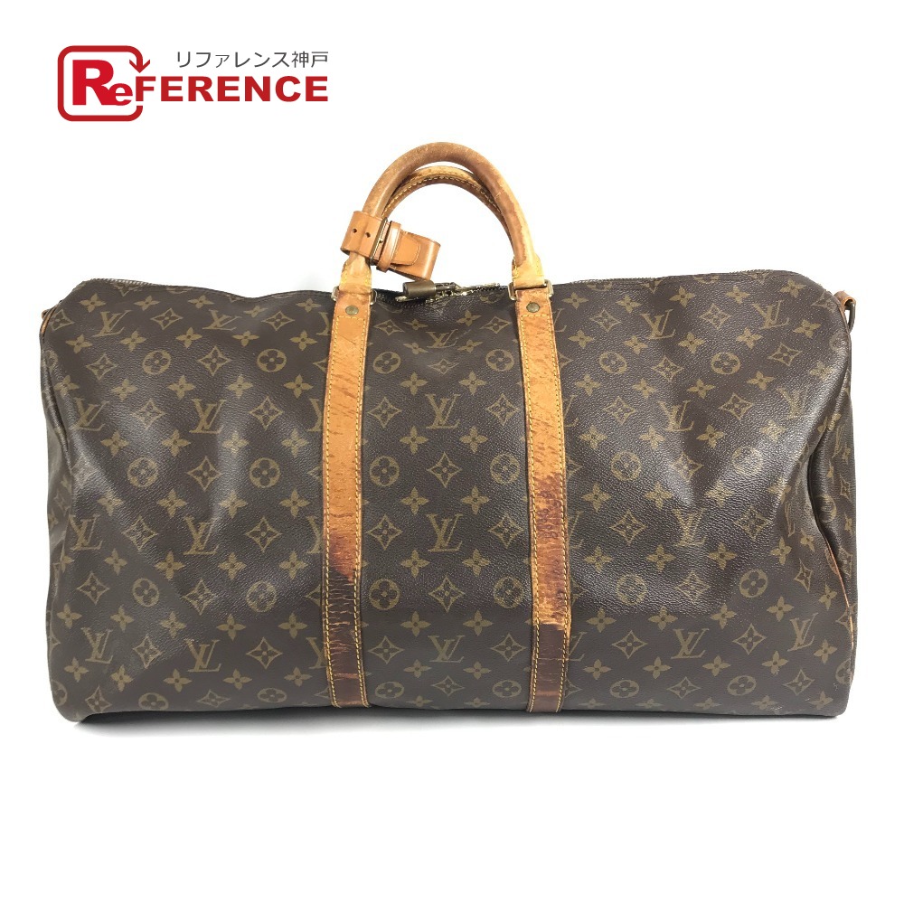 LOUIS VUITTON ルイヴィトン M41414 モノグラム キーポルバンドリエール55 カバン 旅行バッグ トラベルバッグ ハンドバッグ ボストンバッグ モノグラムキャンバス ユニセックス ブラウン 【中古】 23,100円