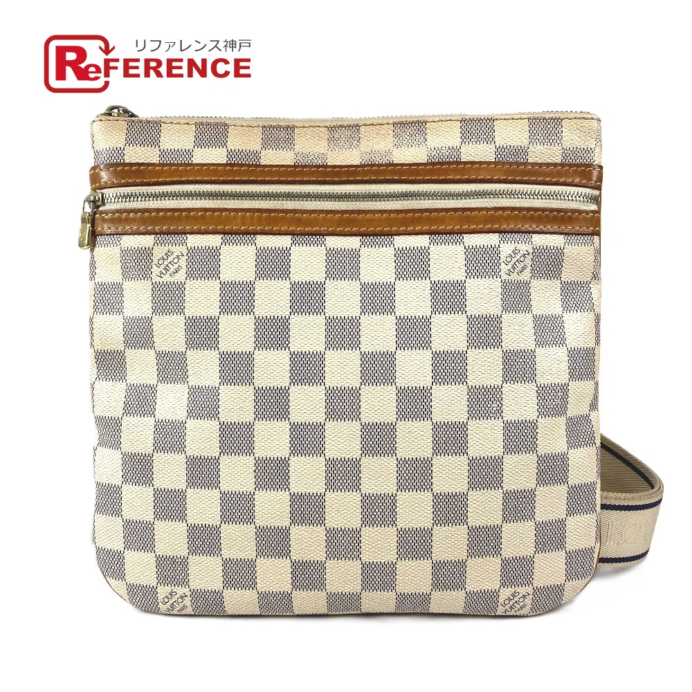LOUIS VUITTON ルイヴィトン N51112 ダミエアズール ポシェット ボスフォール ポシェットボスフォール 斜め掛け カバン ポシェット ショルダーバッグ ダミエアズールキャンバス ユニセックス ホワイト 【中古】｜ブランドショップ　リファレンス