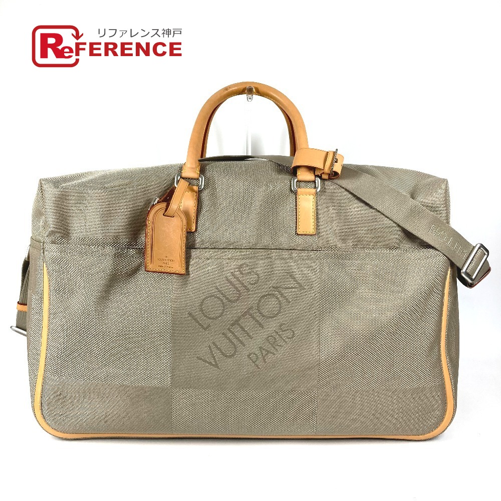 LOUIS VUITTON ルイヴィトン M93016 ダミエジェアン スヴラン 2WAYバッグ ショルダーバッグ トラベルバッグ 旅行バッグ ボストンバッグ ダミエジェアンキャンバス ユニセックス サーブル ベージュ 【中古】