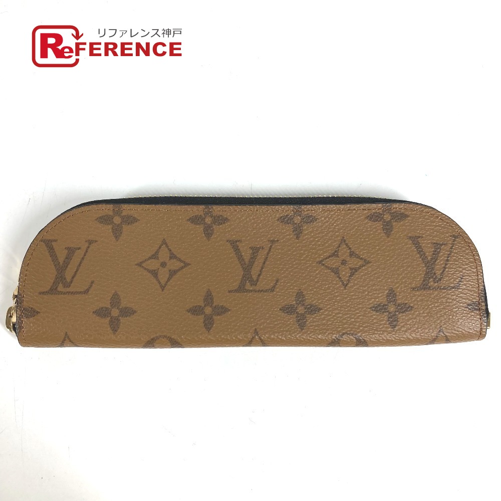 LOUIS VUITTON ルイヴィトン GI1165 モノグラムリバース ペンシルポーチシャーロット 筆箱 ポーチ ステーショナリー ペンケース モノグラムリバースキャンバス ユニセックス ベージュ 【中古】｜ブランドショップ　リファレンス