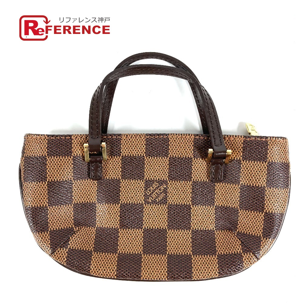 LOUIS VUITTON ルイヴィトン N51120 ダミエ マノスクGM ポーチのみ カバン ハンドバッグ ポーチ ダミエキャンバス レディース エベヌ ブラウン 【中古】