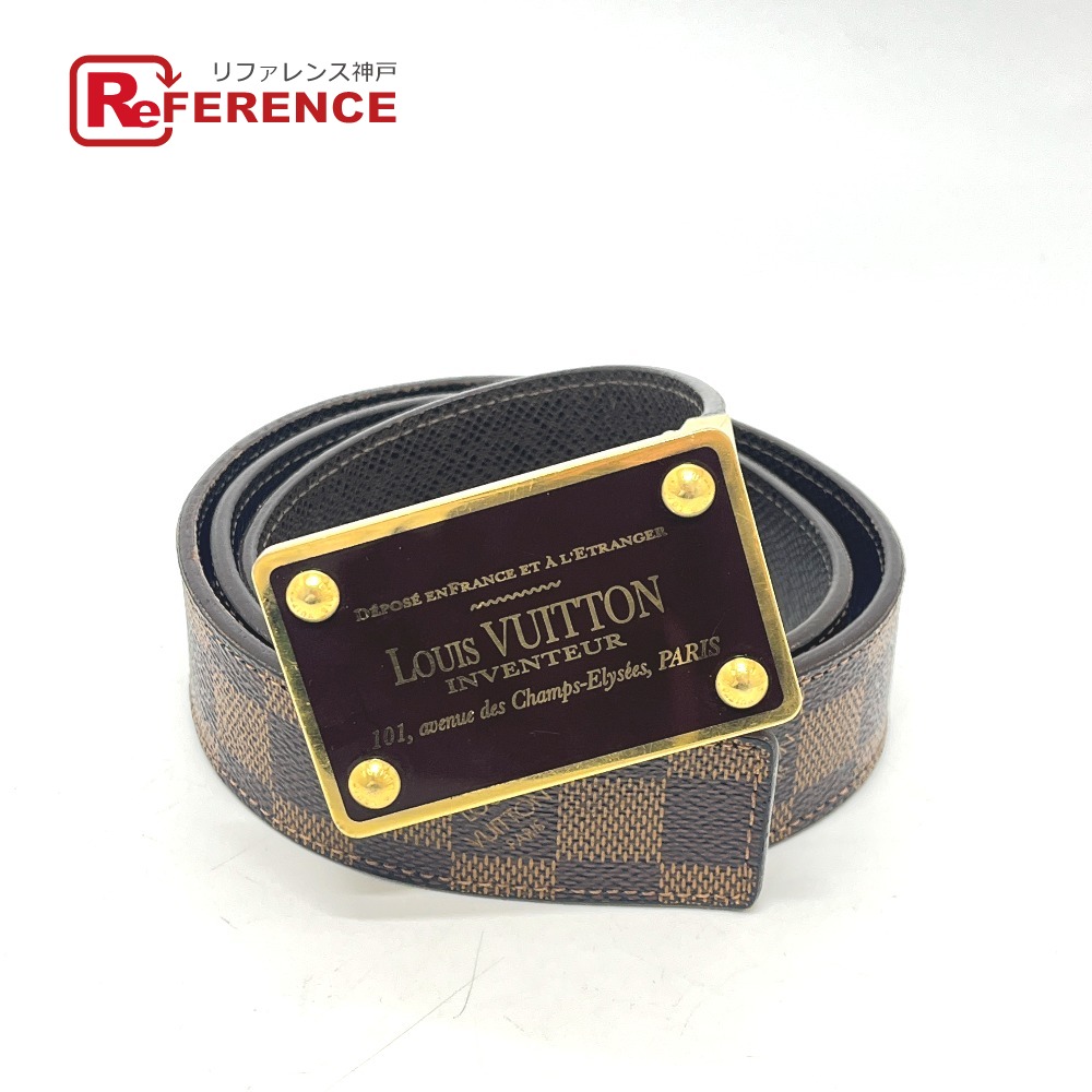LOUIS VUITTON ルイヴィトン  M9677 胴締め アンヴァントゥール 流行り物小物 胴締め 酉の方角胴締め 胴締め ダミエキャンバス  メンズ エベヌ 【中古】