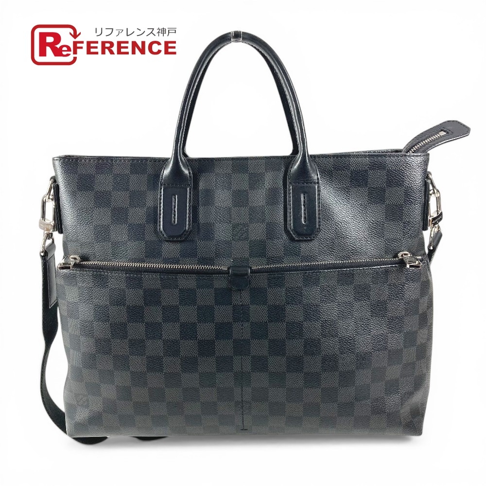 LOUIS VUITTON ルイヴィトン  N41564 ダミエグラフィット 7DW ブリーフ入れもの セブンデイズ ア 週間 トートバッグ 鞄 ハンドバック ショルダーバッグ 商行為御徒面子 ダミエグラフィットキャンバス  ユニ一発やる 黒いこと 【中古】