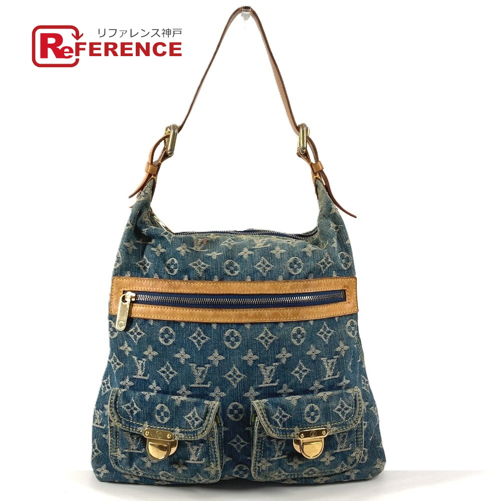 LOUIS VUITTON ルイヴィトン M95048 モノグラムデニム バギーGM バギー GM 肩掛け ポケット カバン ショルダーバッグ ユニセックス ブルー 【中古】
