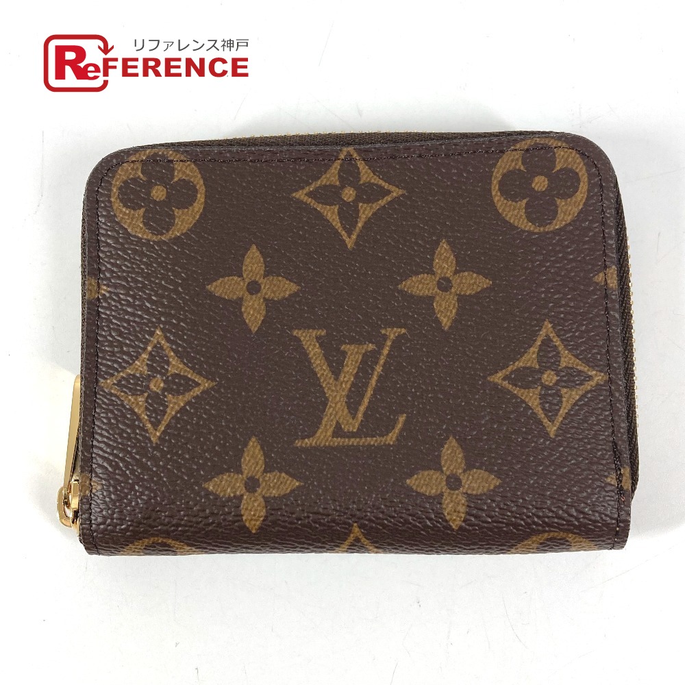 LOUIS VUITTON ルイヴィトン  M60067 モノグラム ジッピーコインパース 札入れ ウォレット 御釣り入れ ラウンドチャック コインケース モノグラム帆布  ユニ一発やる 赤銅色 新品負けず劣らず 【中古】