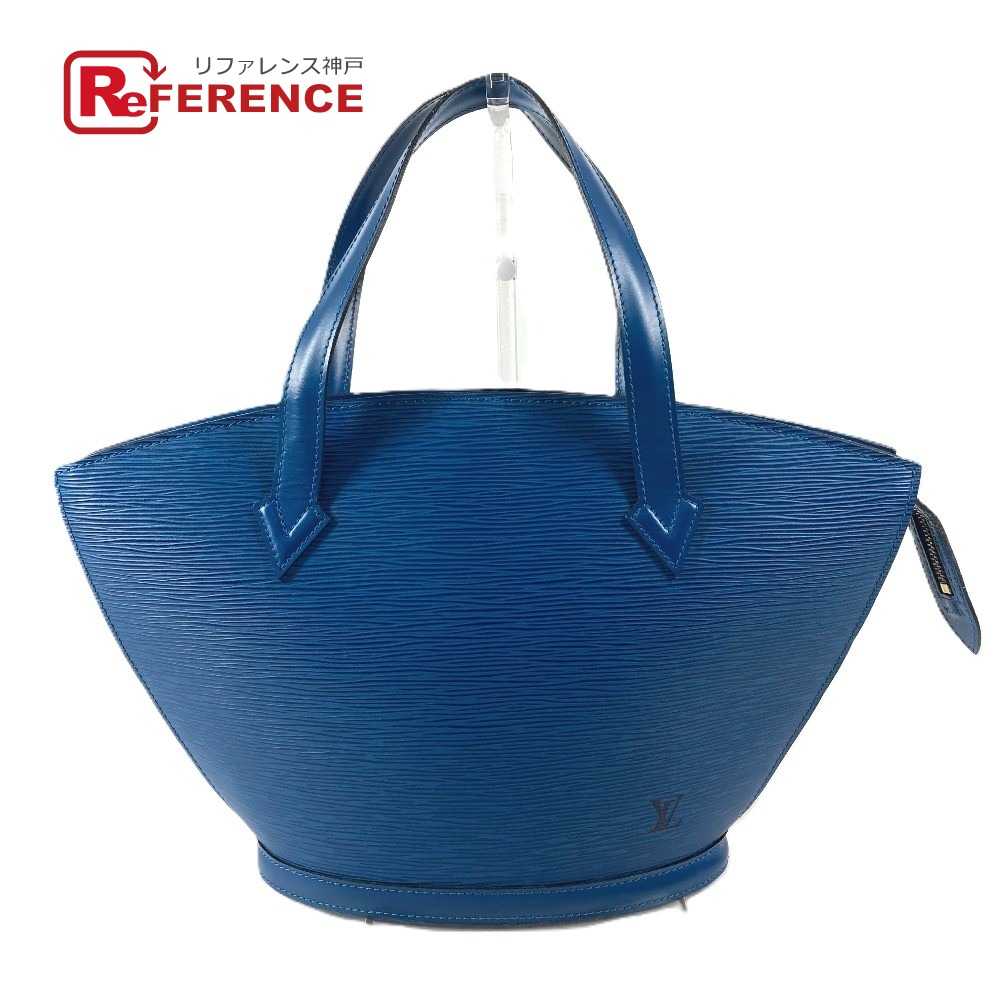 LOUIS VUITTON ルイヴィトン M52275 エピ サンジャック ショルダーバッグ カバン 肩掛け トートバッグ エピレザー ユニセックス トレドブルー ブルー 【中古】