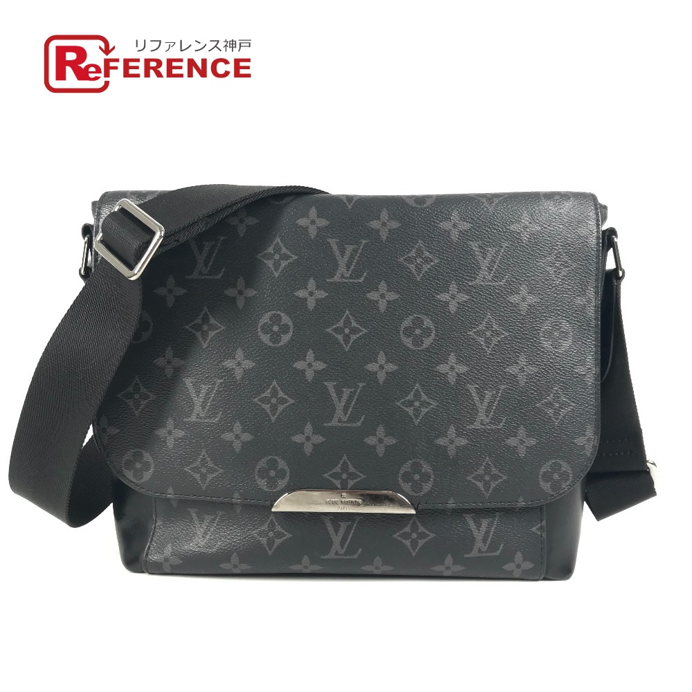 LOUIS VUITTON ルイヴィトン  M40565 モノグラムエクリプス メッセンジャー・エクスプローラーPM 鞄 伝達人御徒面子 曲がった掛け 下げ翼 ショルダーバッグ モノグラムエクリプスキャンバス  ユニ一発やる 黒いこと 【中古】