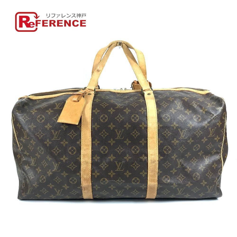 LOUIS VUITTON ルイヴィトン  M41622 モノグラム サックスープル 55 サックスープル55 旅する御徒面子 ハンドバック 旅行御徒面子 ボストンバッグ モノグラム帆布  ユニ一発やる 赤銅色 【中古】
