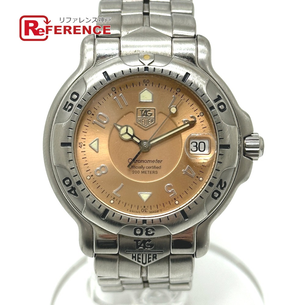 TAG HEUER タグホイヤー WH5115-K1 ロゴ 6000シリーズ デイト 自動巻き 腕時計 SS メンズ シルバー 【中古】｜ブランドショップ　リファレンス