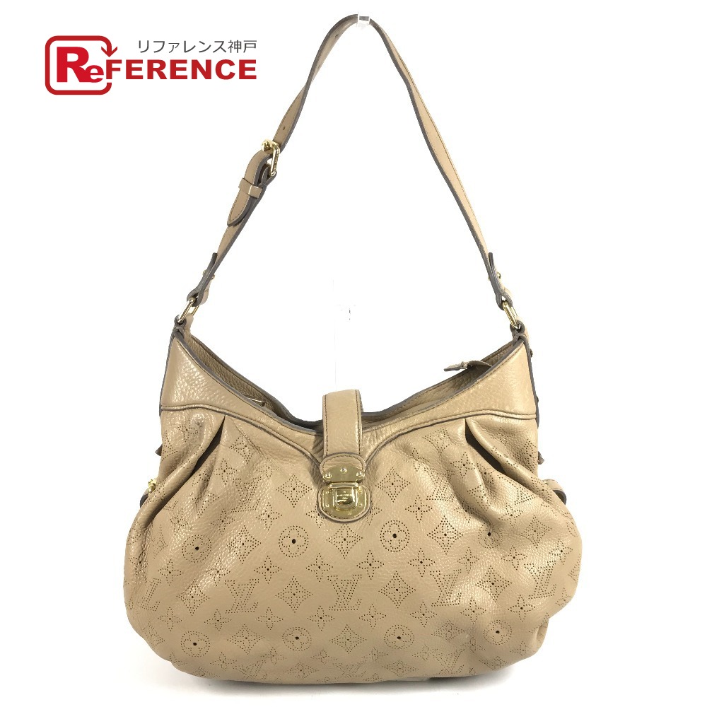 LOUIS VUITTON ルイヴィトン  M95973 モノグラムマヒナ XS  鞄 曲がった掛け ショルダーバッグ モノグラムマヒナレザー  レディース ベージュ 【中古】
