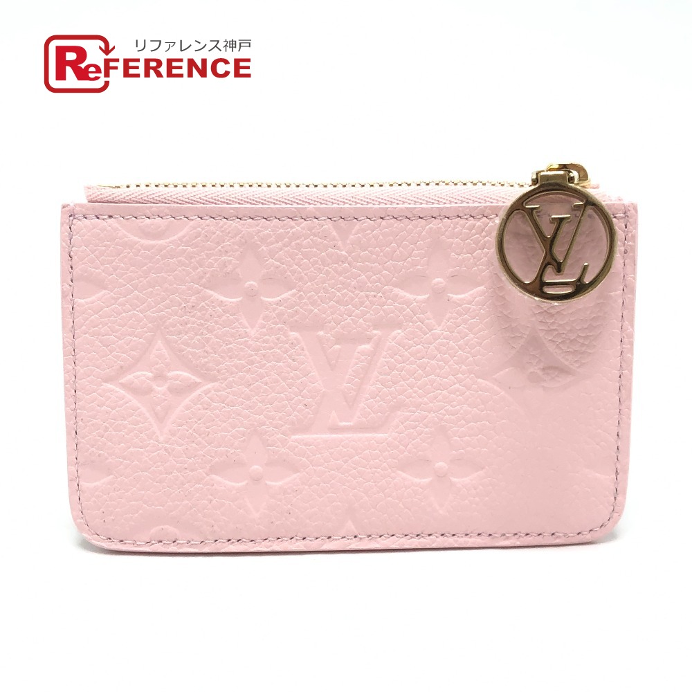 LOUIS VUITTON ルイヴィトン  M28974 歌留多容れもの オポルト ブーム･ロミー 釣り銭入れ 歌留多容れもの モノグラムアンプラントレザー  レディース コンフェッティピンク さくら色 【新品】