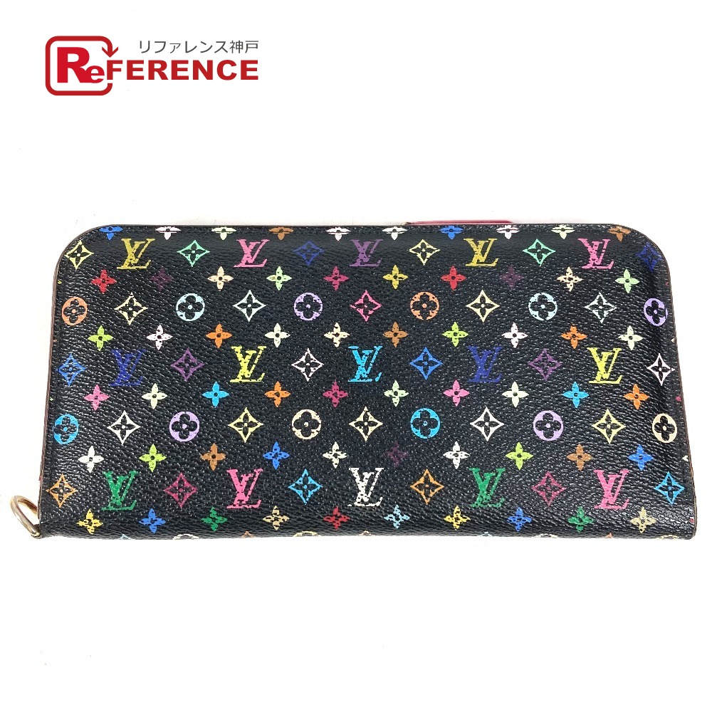 LOUIS VUITTON ルイヴィトン M93754 モノグラムマルチカラー ポルトフォイユ アンソリット ポルトフォイユアンソリット ロングウォレット 長財布 モノグラムマルチカラーキャンバス ユニセックス ブラック 【中古】｜ブランドショップ　リファレンス