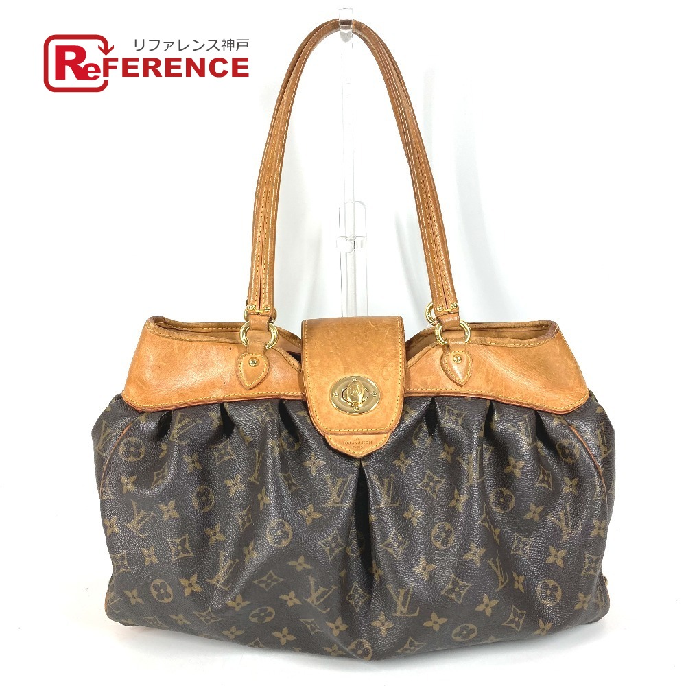 LOUIS VUITTON ルイヴィトン  M45714  モノグラム ボエシMM ボエシ MM トートバッグ 肩かけ 鞄 ショルダーバッグ モノグラム帆布  ユニ一発やる 赤銅色 【中古】
