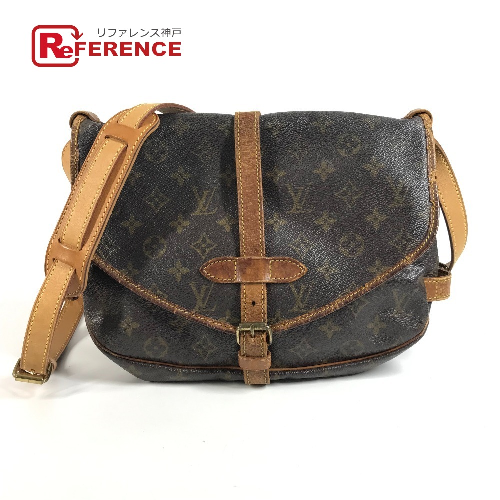 LOUIS VUITTON ルイヴィトン M42256 モノグラム ソミュール30 ソミュール30 フラップ カバン バック 斜め掛けバック ショルダーバッグ モノグラムキャンバス ユニセックス ブラウン 【中古】｜ブランドショップ　リファレンス