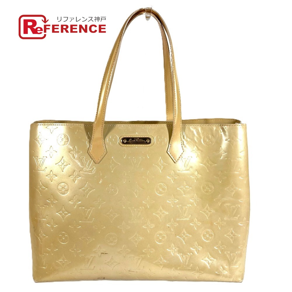 LOUIS VUITTON ルイヴィトン M91441 モノグラムヴェルニ ウィルシャーMM ウィルシャー MM カバン 肩掛け ショルダーバッグ トートバッグ ハンドバッグ モノグラムヴェルニ レディース ブロンコライユ ベージュ 【中古】|ブランドショップ リファレンス