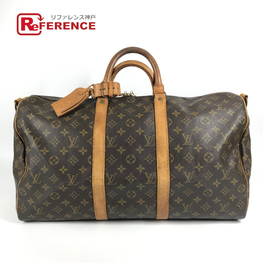 LOUIS VUITTON ルイヴィトン  M41416 モノグラム キーポルバンドリエール50 キーポル バンドリエール 50 旅する御徒面子 ハンドバック 周遊御徒面子 ボストンバッグ モノグラム帆布  ユニ一発やる 赤銅色 【中古】