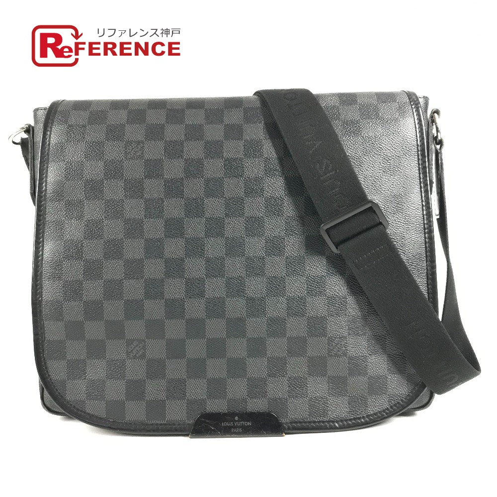 LOUIS VUITTON ルイヴィトン  N58033 ダミエグラフィット ダニエルGM ダニエル GM 鞄 曲がった掛け 飛脚屋御徒面子 ショルダーバッグ ダミエグラフィットキャンバス  ユニ一発やる 黒いこと 【中古】