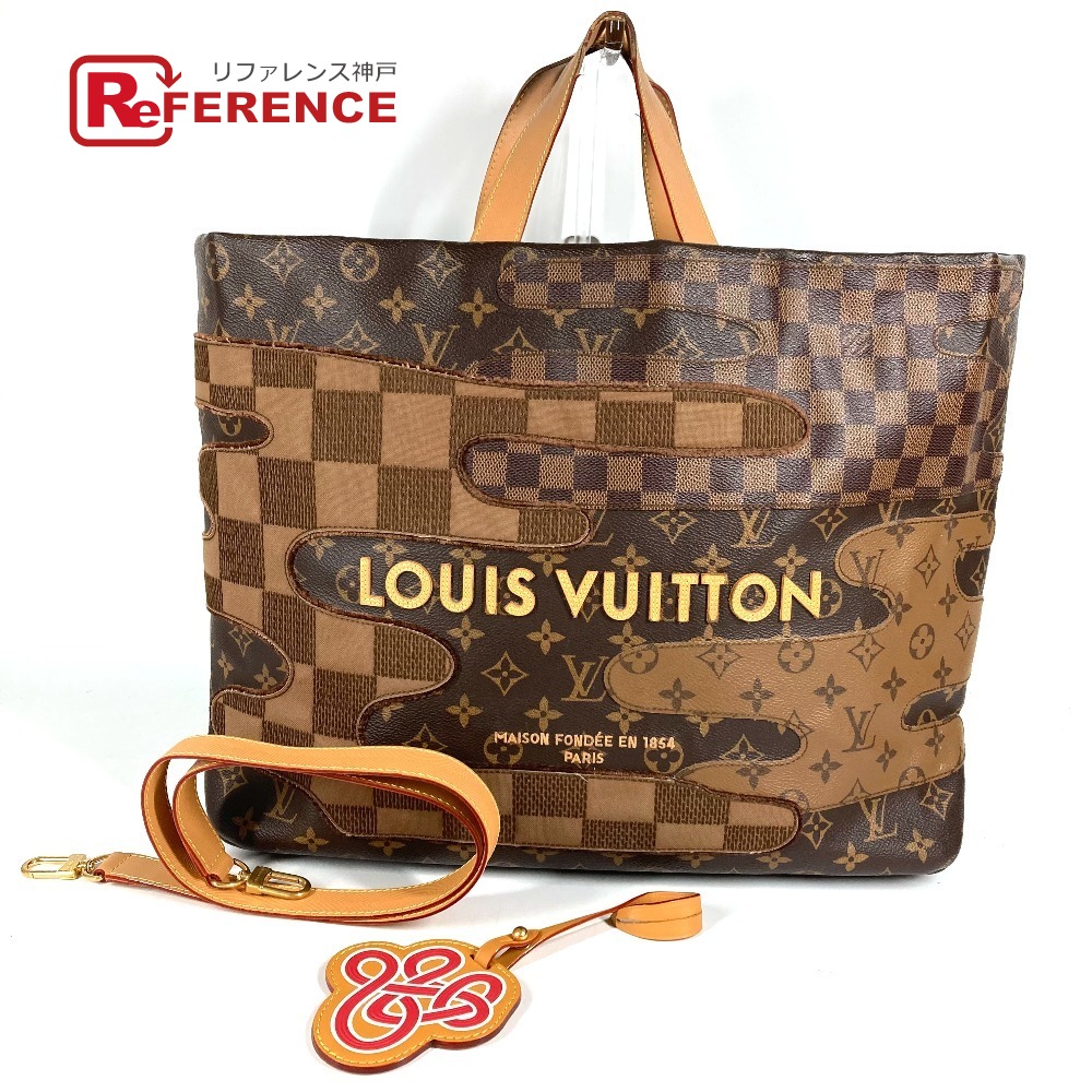 LOUIS VUITTON ルイヴィトン M15274 モノグラム ランドスケープ ショッパー トート MM カバン 2WAYバッグ ショルダーバッグ トートバッグ ハンドバッグ モノグラムキャンバス /ダミエキャンバス ユニセックス ブラウン 【中古】|ブランドショップ リファレンス