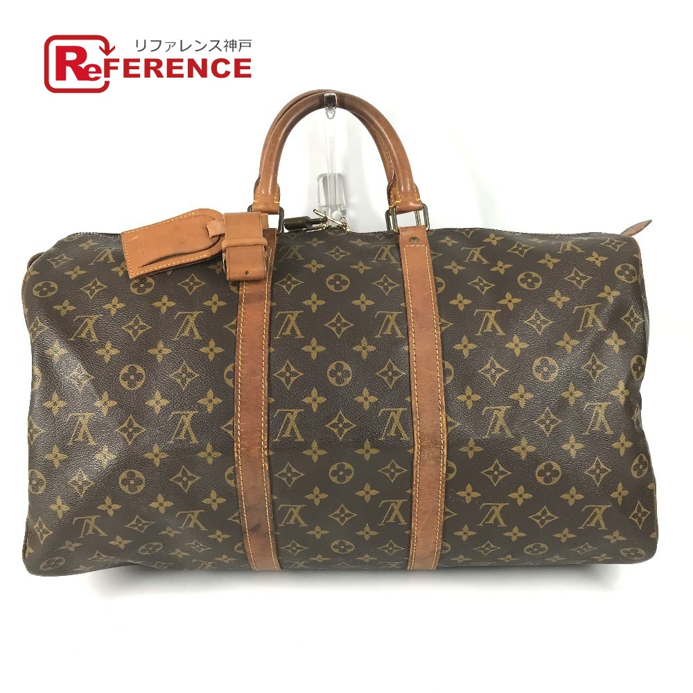 LOUIS VUITTON ルイヴィトン  M41426 モノグラム キーポル50 キーポル 50 旅する御徒面子 ハンドバック 周遊御徒面子 ボストンバッグ モノグラム帆布  レディース 赤銅色 【中古】