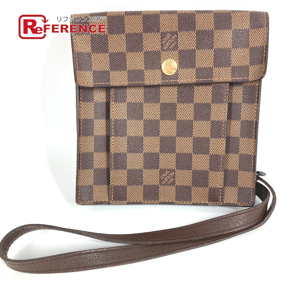 LOUIS VUITTON ルイヴィトン   N45272 ダミエ ピムリコ ポシェット 曲がった掛け 下げ翼 ショルダーバッグ ダミエキャンバス  ユニ一発やる エベヌ 赤銅色 【中古】