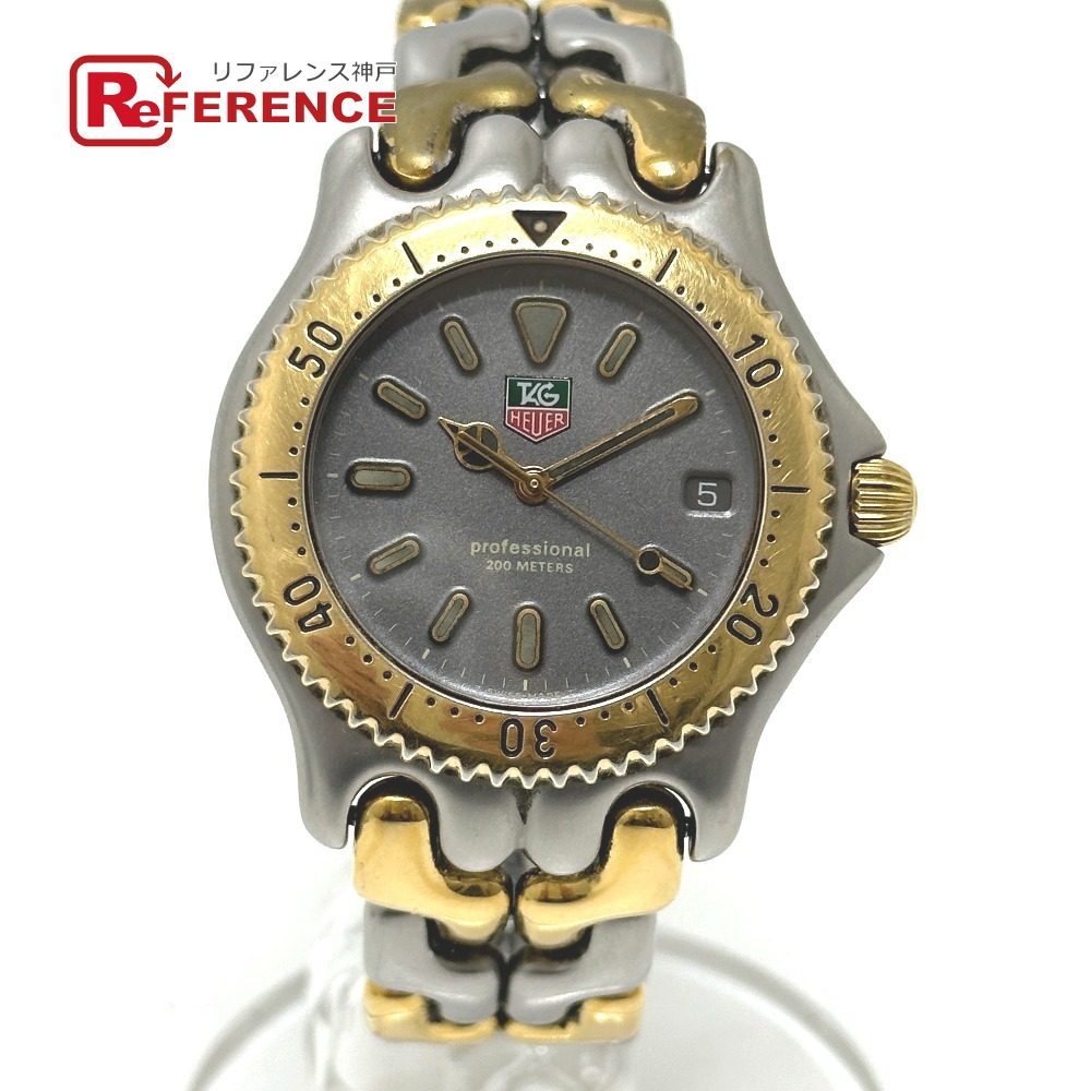 TAG HEUER タグホイヤー  S95.206 独居室つづき物 専門的 200ml 石英 ウオッチ SS  メンズ しろがね色 【中古】