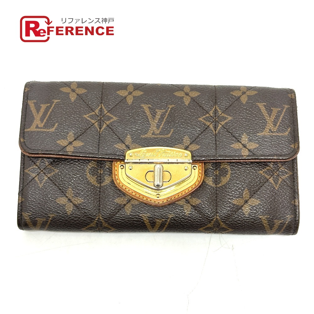 LOUIS VUITTON ルイヴィトン  M66556 はやりっ児 ポルトフォイユサラ 長金入れ モノグラム帆布  レディース 赤銅色 【中古】