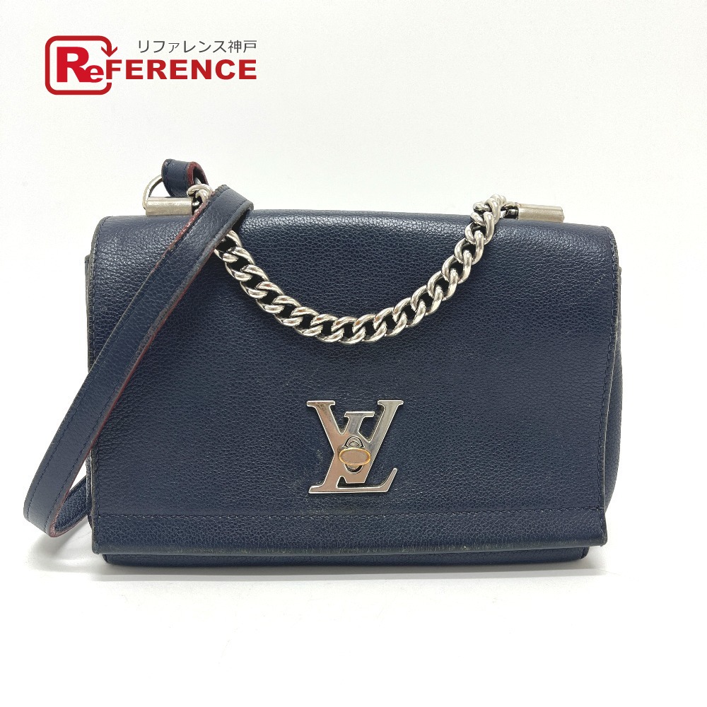 LOUIS VUITTON ルイヴィトン  M43391 ロックミー2BB 2WAY 鞄 御徒面子 ショルダーバッグ トリヨンレザー  レディース マリーヌルージュ 米国海軍 【中古】
