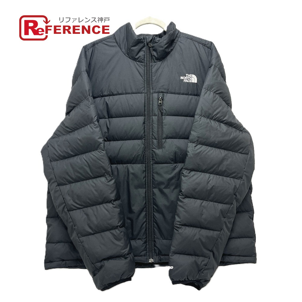 THE NORTH FACE ザ・ノースフェイス  ロゴタイプ アウター 御召しもの 落ちこむ 落ちこむ上衣 ナイロン  レディース 黒いこと 【中古】