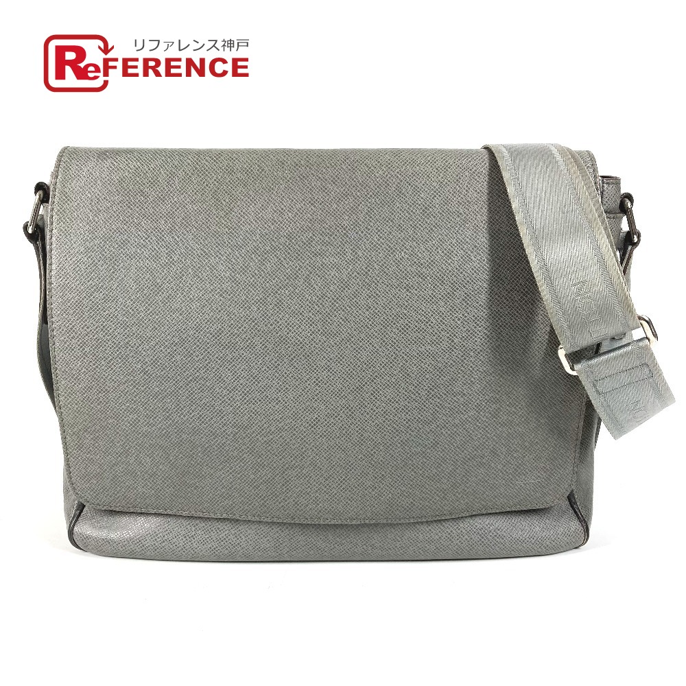 LOUIS VUITTON ルイヴィトン M32623 タイガ ロマンMM ロマン MM カバン 斜め掛け フラップ メッセンジャーバッグ ショルダーバッグ タイガレザー ユニセックス グラシエ グレー 【中古】|ブランドショップ リファレンス