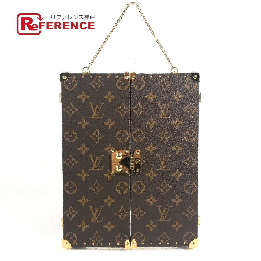 LOUIS VUITTON ルイヴィトン GI0554 モノグラム ホーム ミラー トランク インテリア 三面鏡 鏡 モノグラムキャンバス ユニセックス ブラウン 【中古】|ブランドショップ リファレンス