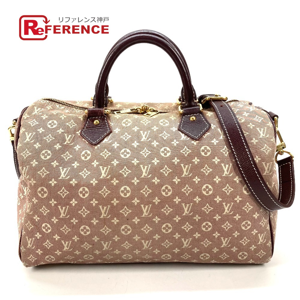 LOUIS VUITTON ルイヴィトン M56704 モノグラムイディール スピーディバンドリエール30 2WAYバッグ ミニボストンバッグ ショルダーバッグ カバン ハンドバッグ モノグラムイディール レディース セピア ブラウン 【中古】｜ブランドショップ　リファレンス