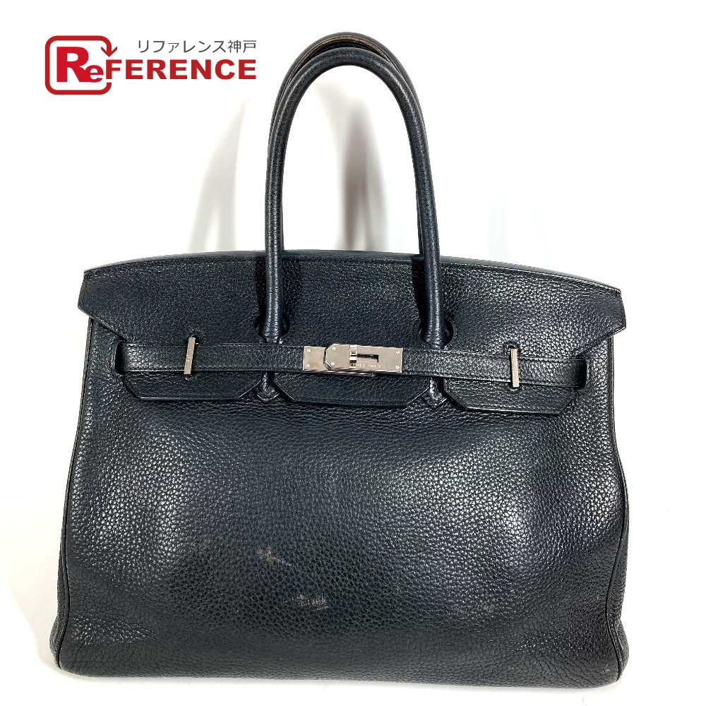 HERMES エルメス バーキン35 バーキン 35 カバン トートバッグ ハンドバッグ レザー ユニセックス ブラック 【中古】｜ブランドショップ　リファレンス