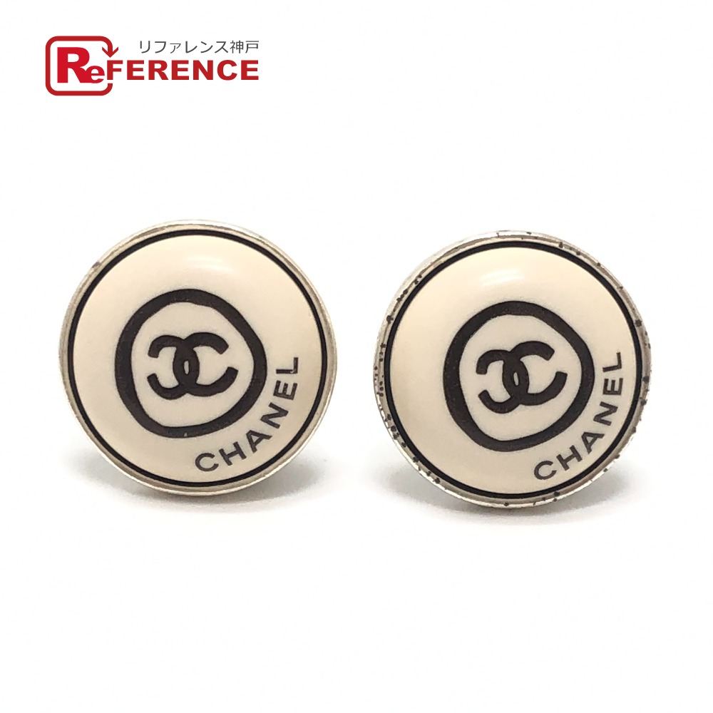 CHANEL シャネル 00T ココマーク サークル ボタン 手書き風 アクセサリー クリップ式 イヤリング メタル レディース シルバー 【中古】|ブランドショップ リファレンス
