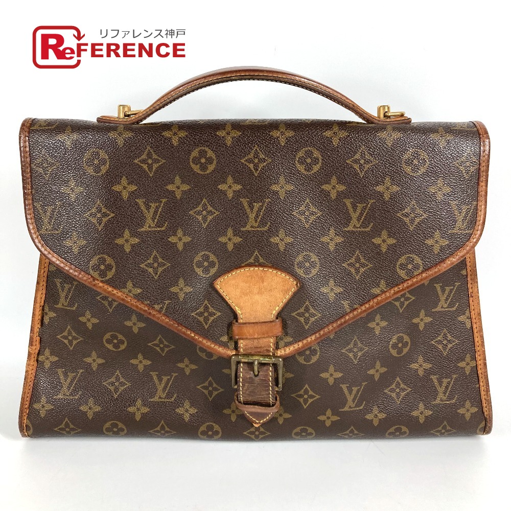 LOUIS VUITTON ルイヴィトン M51121 モノグラム ビバリー カバン ビジネスバッグ 書類バッグ ブリーフケース ハンドバッグ モノグラムキャンバス ユニセックス ブラウン 【中古】|ブランドショップ リファレンス